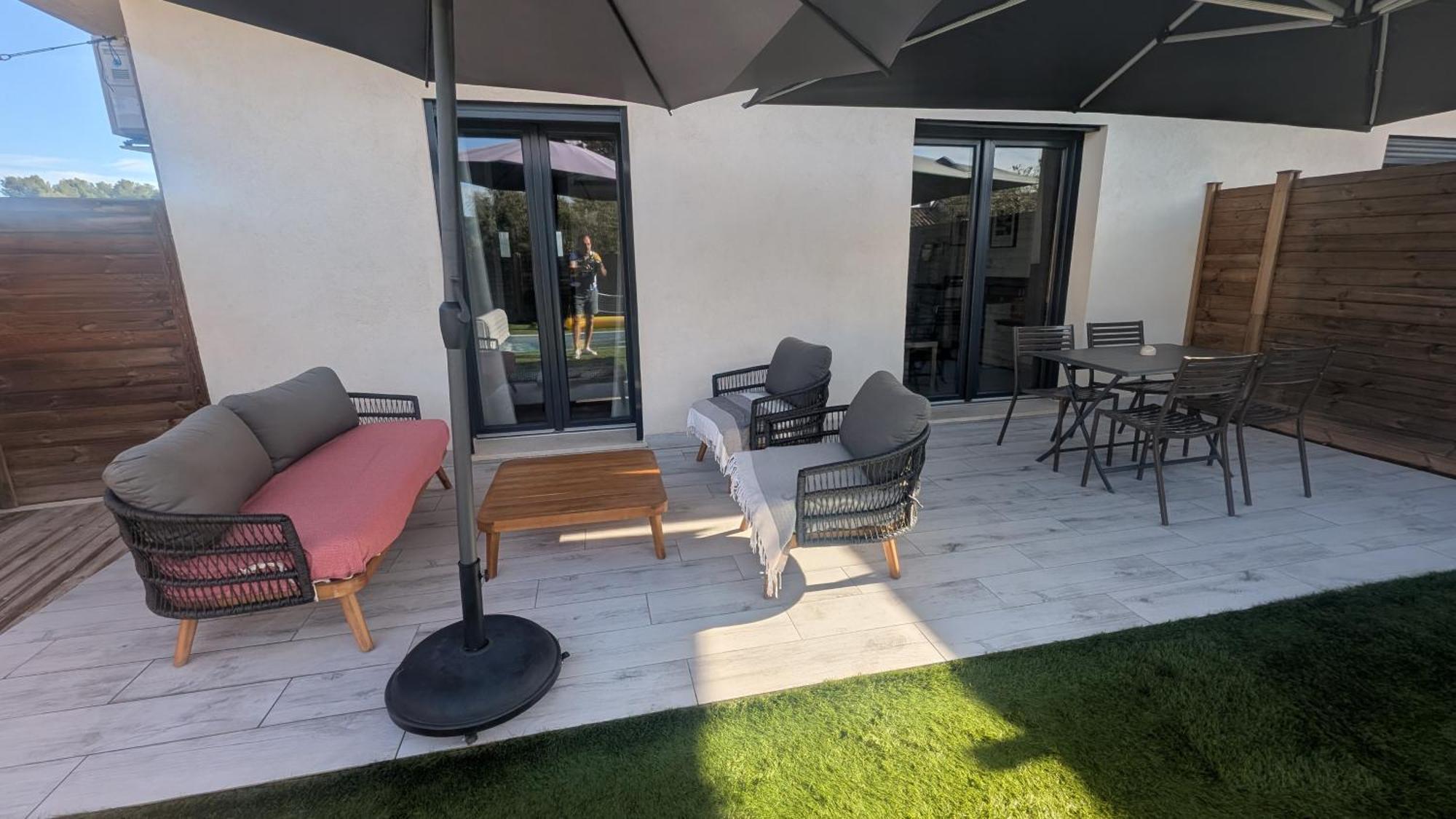 Appartement Luxe Avec Piscine Chauffee & Jacuzzi Prive - Cote D'Azur Roquefort-les-Pins Εξωτερικό φωτογραφία